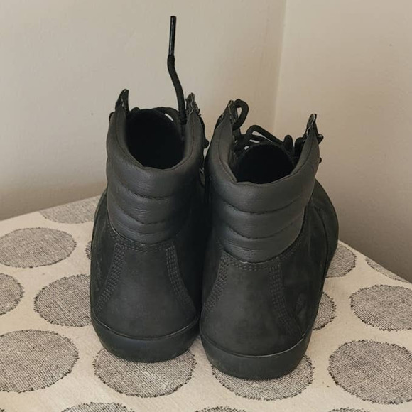 Timberland Chelsea Ortholite Black Lace-Up Combat Boots 6.5 - Picture 3 of 7